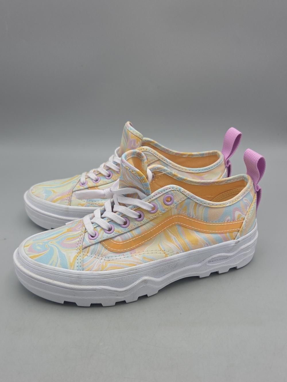 Vans Sentry Old Skool WC Shoe Waffle Cup Swirl Pastels Women’s 7